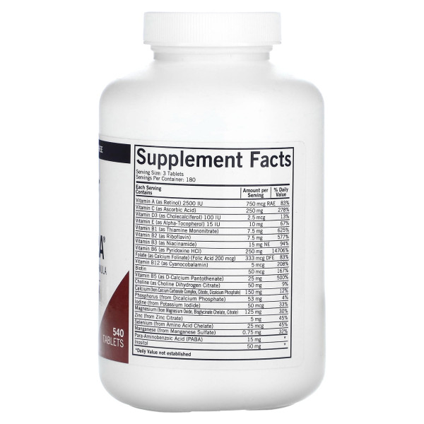 Мультивітаміни, Super Nu-Thera, Kirkman Labs, 540 таблеток
