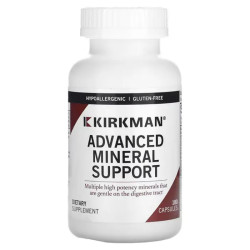 Мультимінерали, Kirkman Labs Advanced Mineral Support, 180 вегетаріанських капсул