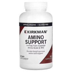 Аминокислоты с АКГ, Amino Support with Free Form Essential Amino Acids & AKG Kirkman Labs, 304 вегетарианские капсулы