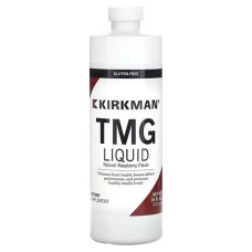 Триметилгліцин рідкий, смак натуральної малини, TMG Liquid Kirkman Labs, 473 мл