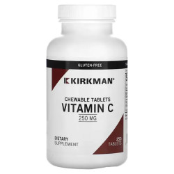 Витамин C жевательный 250 мг, Kirkman Labs Chewable Vitamin C, 250 жевательных таблеток
