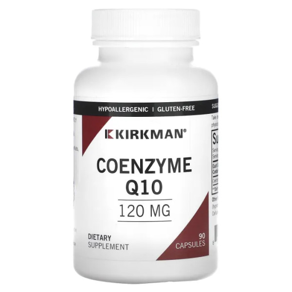 Коензим Q10, Coenzyme Q10, Kirkman Labs, 120 мг, 90 капсул