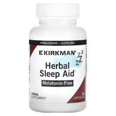 Здоровий сон, рослинна суміш, Kirkman Labs Herbal Sleep Aid, 60 вегетаріанських капсул