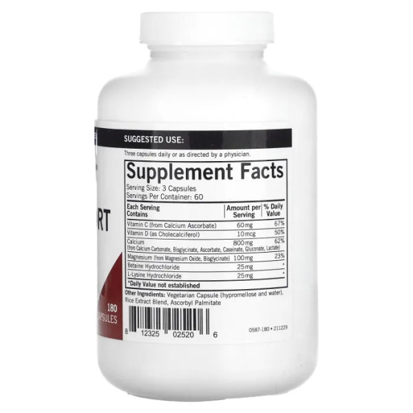 Підтримка кісток, Bone Support, Kirkman Labs, 180 капсул