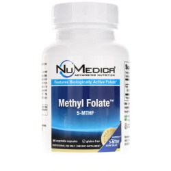 Метилфолат 800 мкг, NuMedica Methyl Folate HP, 60 вегетарианских капсул
