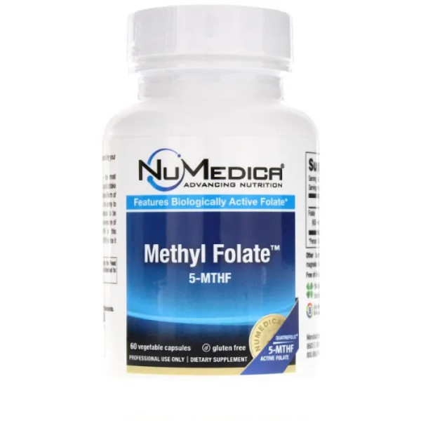 5-метілтетрагідрофолат, Methyl Folate HP, NuMedica, 800 мкг, 60 вегетаріанських капсул