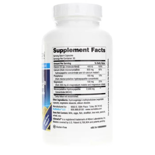 Формула для кісток, OsteoMedica, NuMedica, 120 вегетаріанських капсул