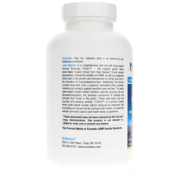 Здоров'я суглобів, Joint Replete, NuMedica, 120 вегетаріанських капсул