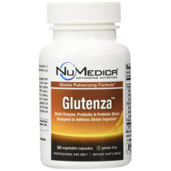 Підтримка перетравлення глютену, Glutenza NuMedica, 60 вегетаріанських капсул