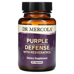 ОРАС антиоксиданты с ресвератролом, Dr. Mercola Purple Defense, 30 капсул