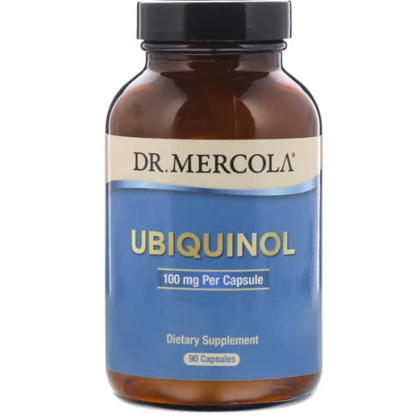 Убіхінол, Ubiquinol, Dr. Mercola, 90 капсул