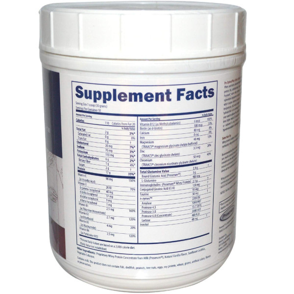 Сироватковий протеїн, ваніль, Whey, Dr. Mercola, 540 г