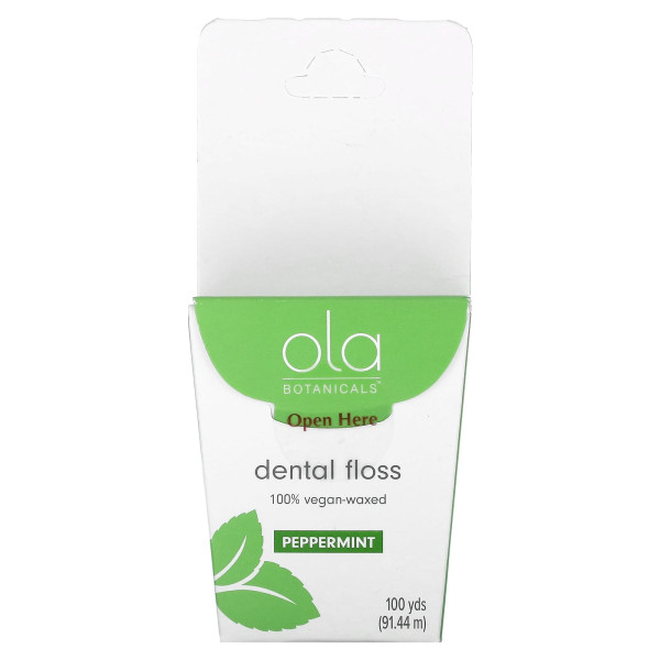 Зубна нитка з ефірними маслами, Dental Floss, Dr. Mercola, 91.44 метра.