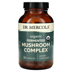 Гриби, комплекс, Mushroom Complex, Dr. Mercola, ферментовані, 90 капсул
