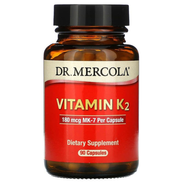 Вітамін К2, Vitamin K2, Dr. Mercola, 90 капсул