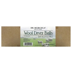 Сушильные шары из шерсти, Dr. Mercola Wool Dryer Balls, 3 шт.