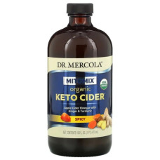 Яблучний оцет органічний, Dr. Mercola Apple Cider Vinegar, гострий, 473 мл