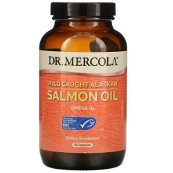 Лососева олія, Dr. Mercola Salmon Oil, 90 капсул