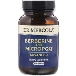 Берберін з мікроPQQ, Dr. Mercola Berberine and MicroPQQ, 30 капсул