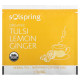Чай тулсі, з лимоном, імбиром, Organic Herbal Tea, Tulsi Lemon Ginger, Solspring, Dr. Mercola, органік, без кофеїну, 18 чайних пакетиків, 36 г
