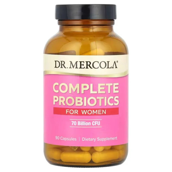 Пробіотики для жінок, Probiotics for Women, Dr. Mercola, 70 млрд КУО, 90 капсул