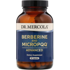 Берберин с микроPQQ, Dr. Mercola Berberine and MicroPQQ, 90 капсул