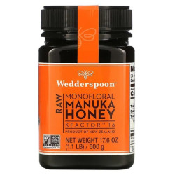 Мед манука, Manuka Honey Wedderspoon Organic Inc., 500 г