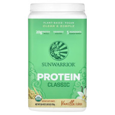 Класичний протеїн, Classic Protein Sunwarrior, 100% веганський, смак ваніль, 750 г