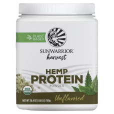 Конопляний протеїн, порошок без добавок, Sunwarrior Hemp Protein Powder, 750 г