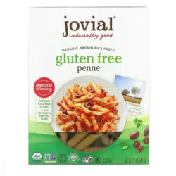 Паста из коричневого риса, Organic Brown Rice Pasta Penne Jovial, органик, 340 г