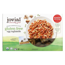 Паста з коричневого рису, Jovial Organic Brown Rice Pasta Egg Tagliatelle, 255 г