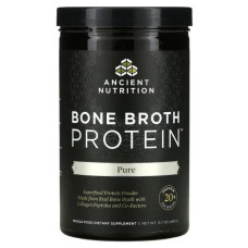 Протеїн із кісткового бульйону чистий, Bone Broth Protein Dr. Axe / Ancient Nutrition, 446 г