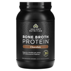 Протеїн із кісткового бульйону, Dr Axe Ancient Nutrition Bone Broth Protein, смак шоколад, 1008 г