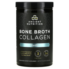 Колаген із кісткового бульйону зі смаком ванілі, Dr. Axe / Ancient Nutrition Bone Broth Collagen, 519 г