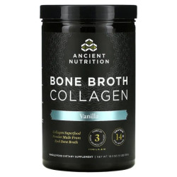 Коллаген из костного бульона со вкусом ванили, Dr. Axe / Ancient Nutrition Bone Broth Collagen, 519 г