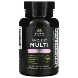 Мультивітаміни для жінок, Dr. Axe / Ancient Nutrition Ancient Multi, 90 капсул