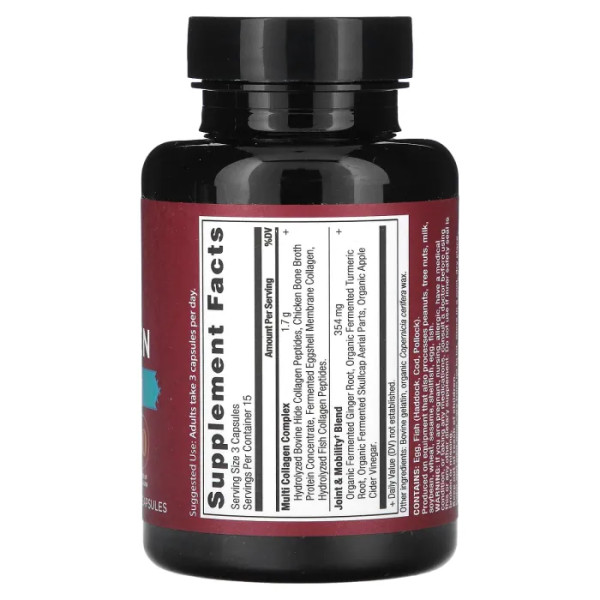 Мультиколаген, Multi Collagen, Ancient Nutrition, для суглобів та рухливості, 45 капсул