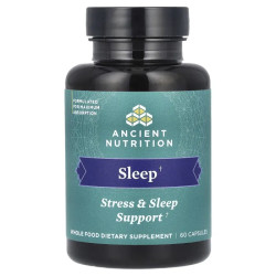 Підтримка сну, стрес та сон, Ancient Nutrition Sleep Stress Sleep Support, 60 капсул