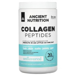 Пептиди колагену без смаку, Collagen Peptides Dr. Ax/Ancient Nutrition, 280 г