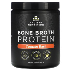 Протеїн із кісткового бульйону, Dr Axe Ancient Nutrition Bone Broth Protein, смак томат базилік, 387 г