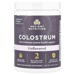 Молозиво без добавок, Dr. Axe Ancient Nutrition Colostrum, 78 г