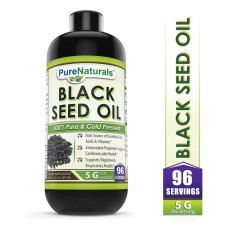Олія чорного кмину, Pure Naturals Black Seed Oil, 473 мл