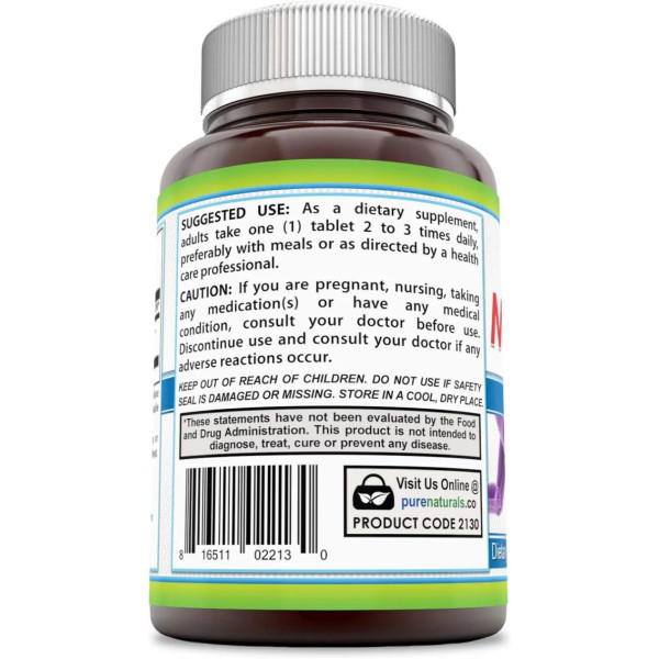 МСМ (метилсульфонілметан), OptiMSM, Pure Naturals, для здорової функції суглобів, сполучної тканини, здоров'я шкіри та здорового старіння, 1000 мг, 200 таблеток