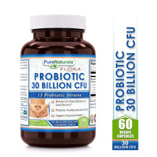Пробиотики 30 млрд КОЕ 13 штаммов, Pure Naturals Probiotic, 60 вегетарианских капсул