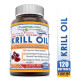 Масло криля, Krill Oil, Pure Naturals, 2000мг, 120 гелевих капсул