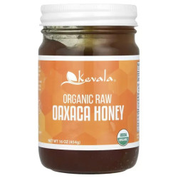 Мед, сирий, органік, Raw Oaxaca Honey Kevala, 454 г