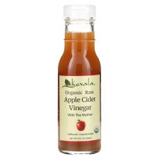 Яблучний оцет, Kevala Organic Raw Apple Cider Vinegar, органічний, сирий, нефільтрований, 236 мл