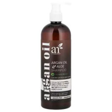 Шампунь з аргановим маслом та алое для сухого та пошкодженого волосся, Argan Oil & Aloe Shampoo artnaturals, 473 мл