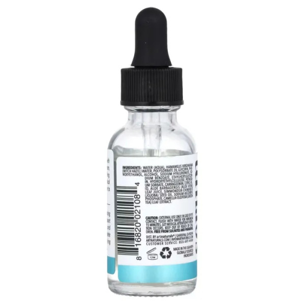 Сироватка для обличчя з гіалуроновою кислотою, Hyaluronic Hydrate Serum, artnaturals, 30 мл