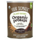 Рослинний протеїн з грибами та адаптогенами, Plant-Based Organic Protein with Mushrooms & Adaptogens, Four Sigmatic, органік, зі смаком какао, 600 г